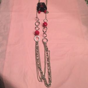 Margarita pink necklace with matching earrings